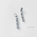 crystal dropped earrings