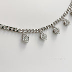 Charming Hearts Link Necklace