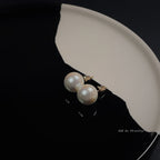 Glow Japanese faux pearl studded earrings