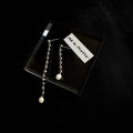 Unbalanced Pearl drop earrings