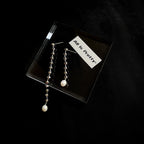 Unbalanced Pearl drop earrings