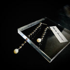 Unbalanced Pearl drop earrings