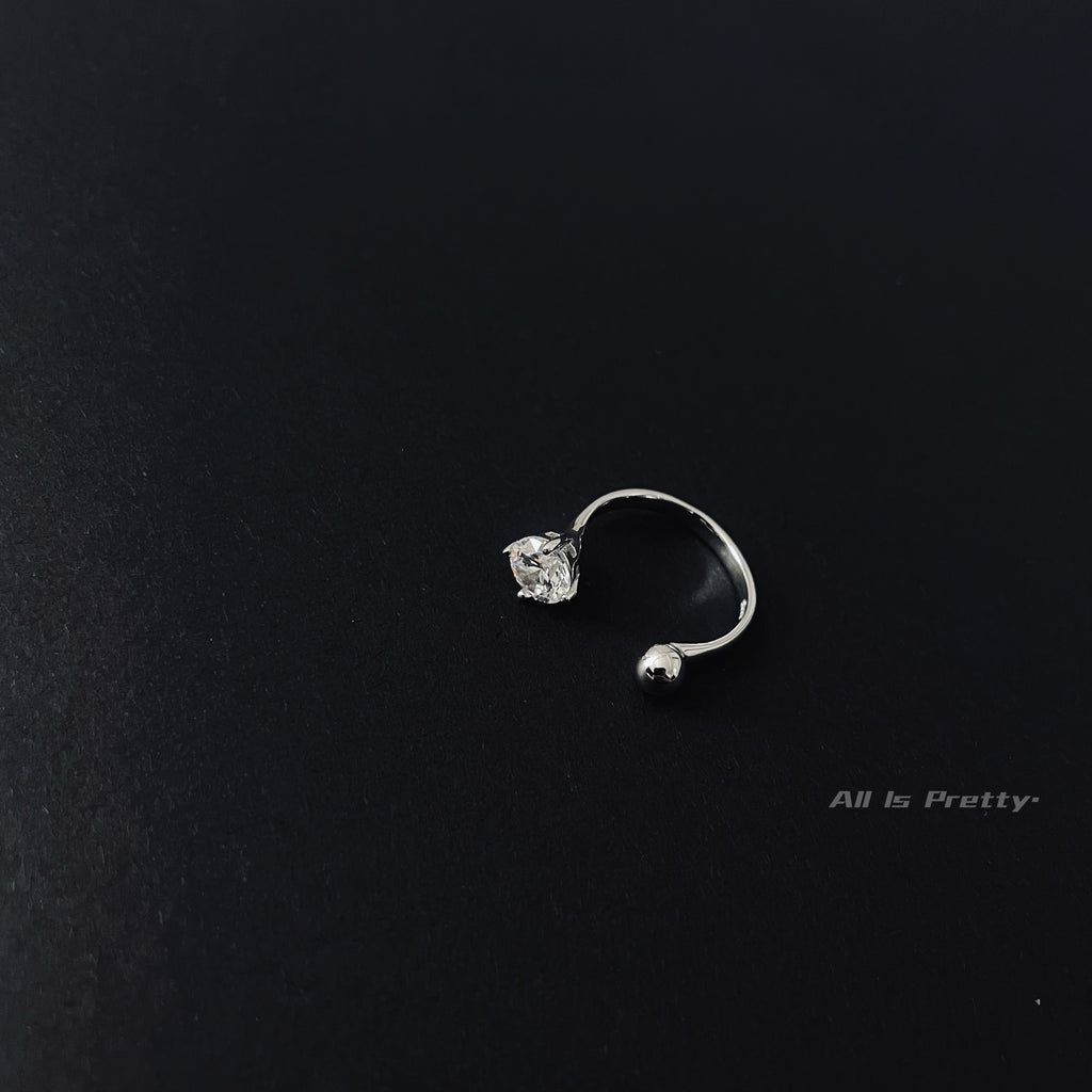 Sterling silver open ring