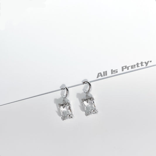 Vintage baroque style ice earrings