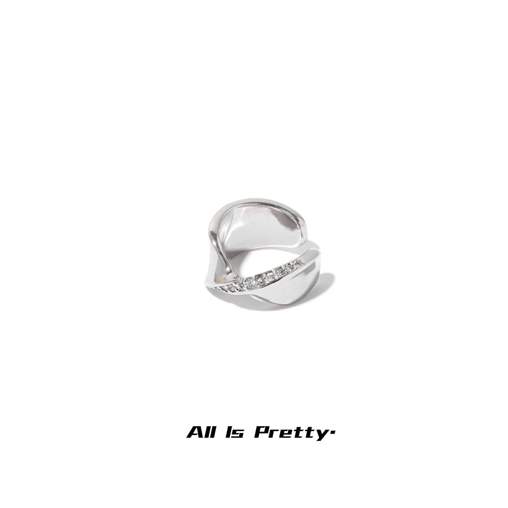 Twisted cuff earring (single)