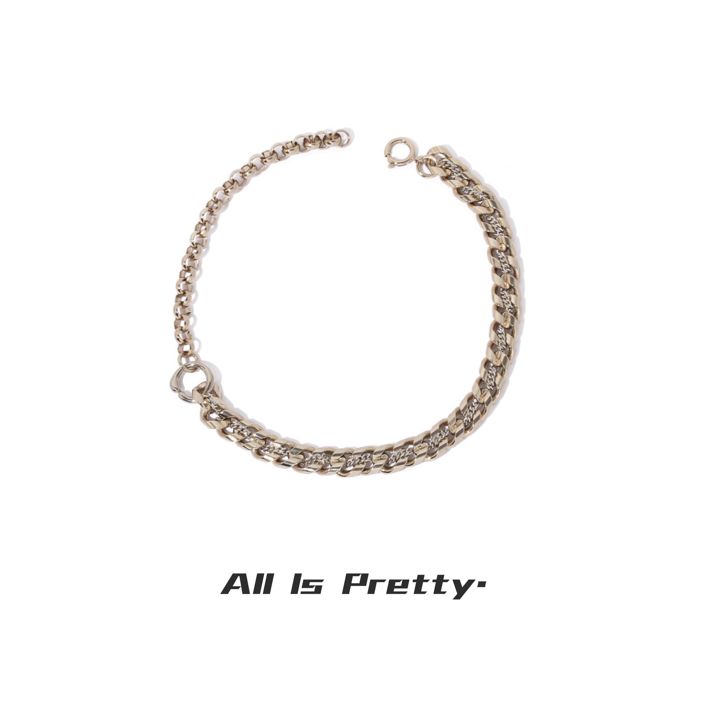 Chunky stylish chain necklace