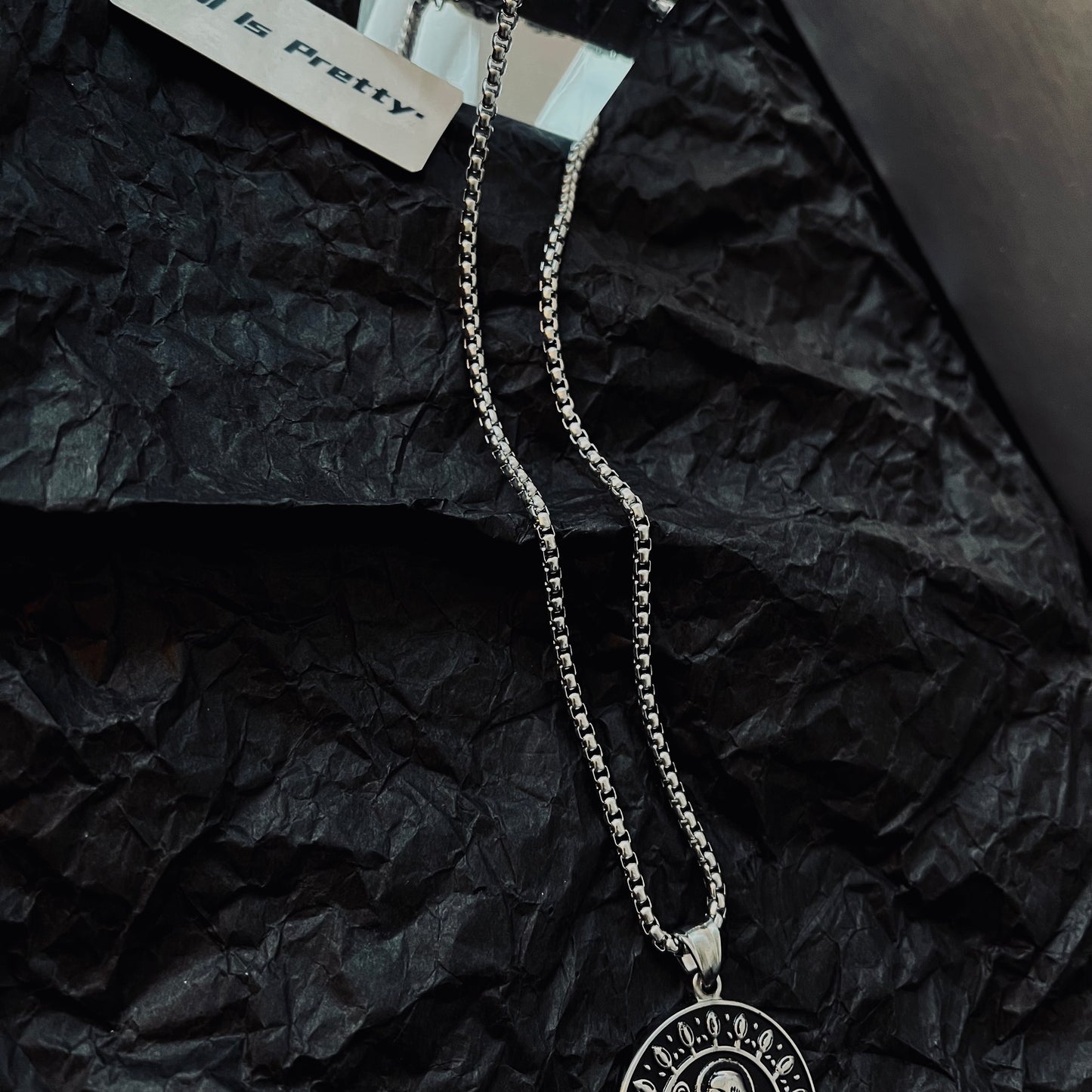 Vintage coin pendant necklace