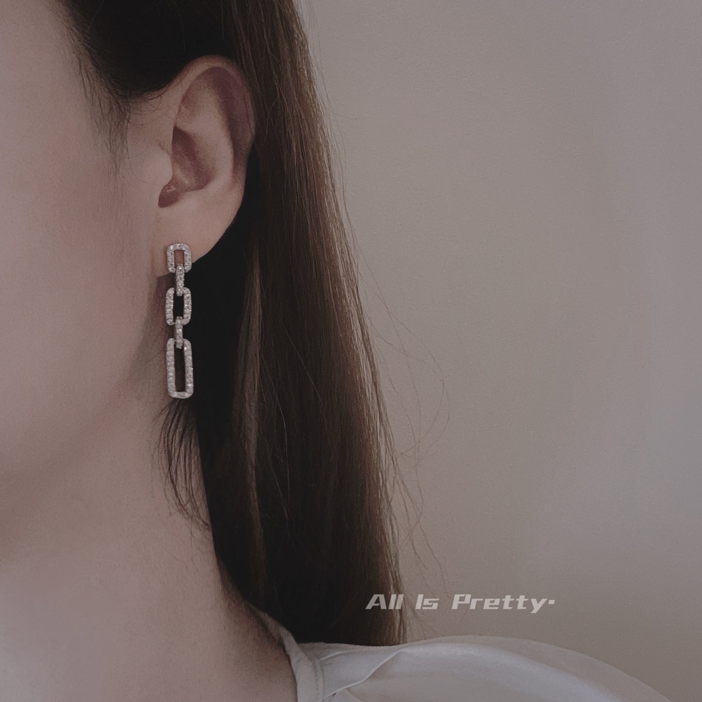 Crystal drop earrings
