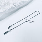 Round box chain choker necklace