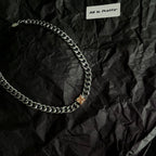 Designer Yellow Diamond Curb Chain Necklace