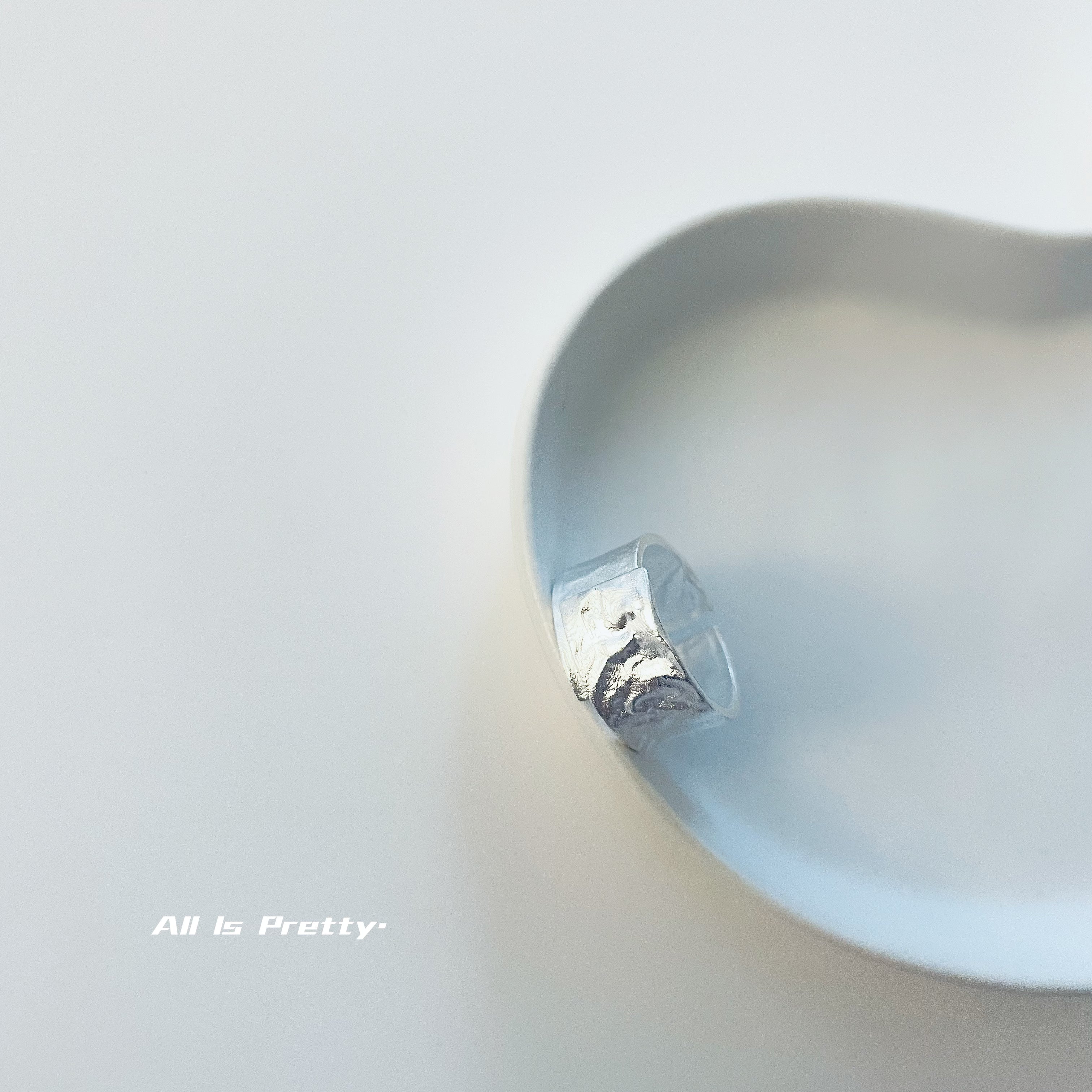 Handmade sterling silver wrapped ring
