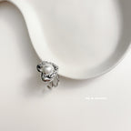 Chunky heart open ring