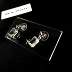 Crystal stars earrings