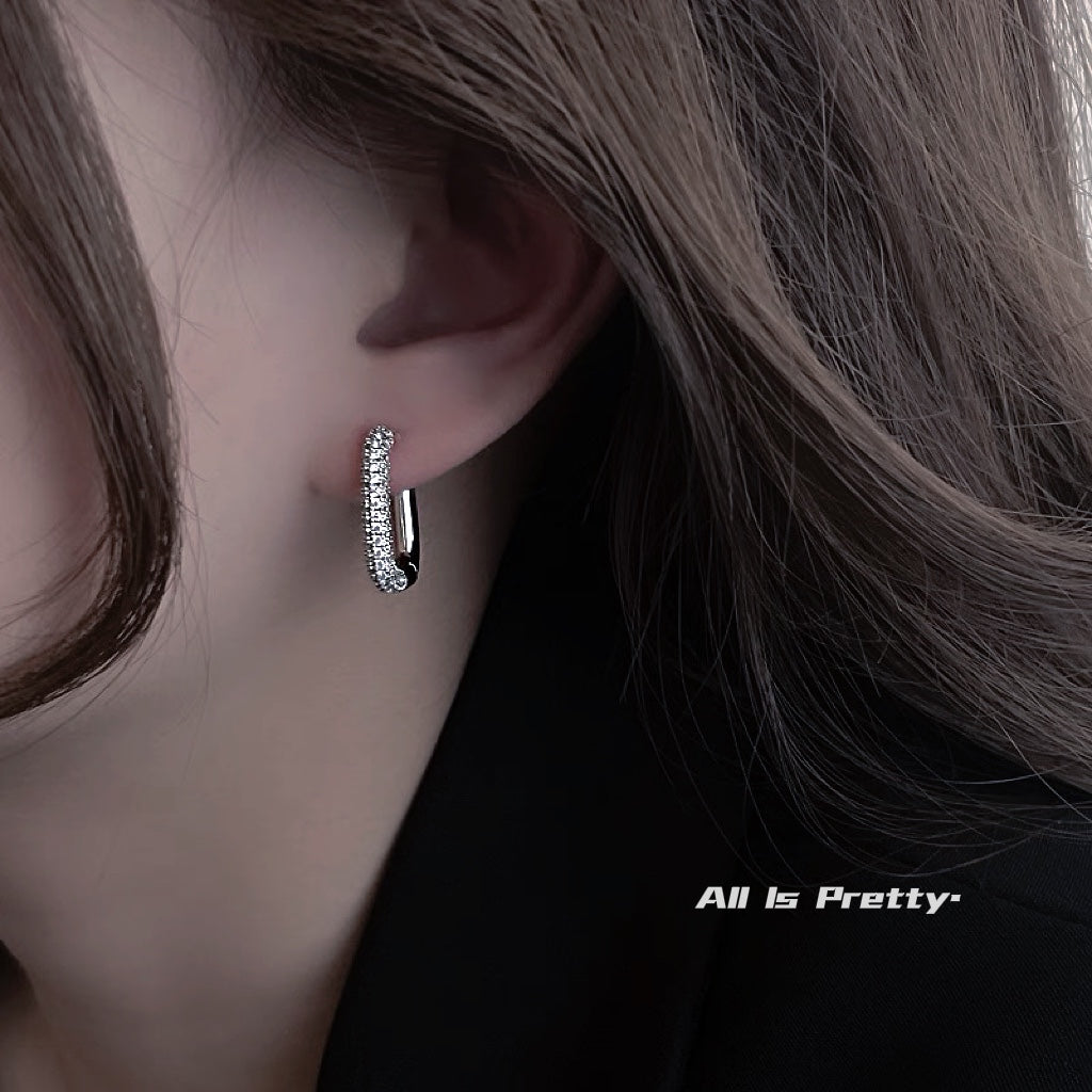 Mini U Hoop Earrings
