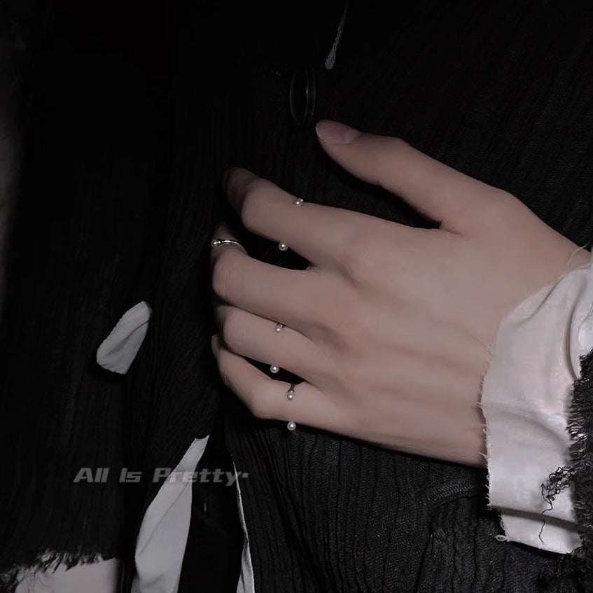 Pearl mini ring (tail ring)