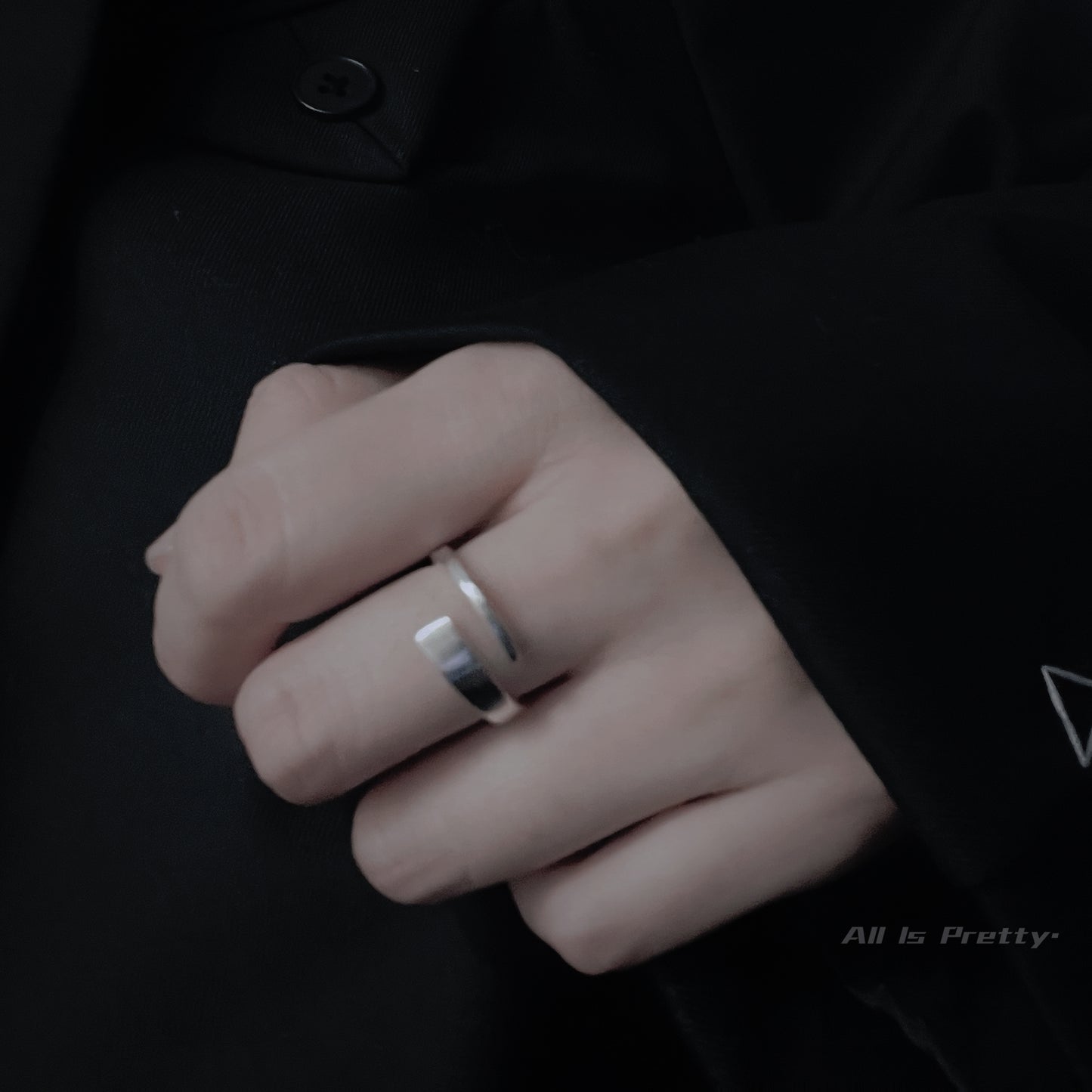 Sterling silver wrapped ring