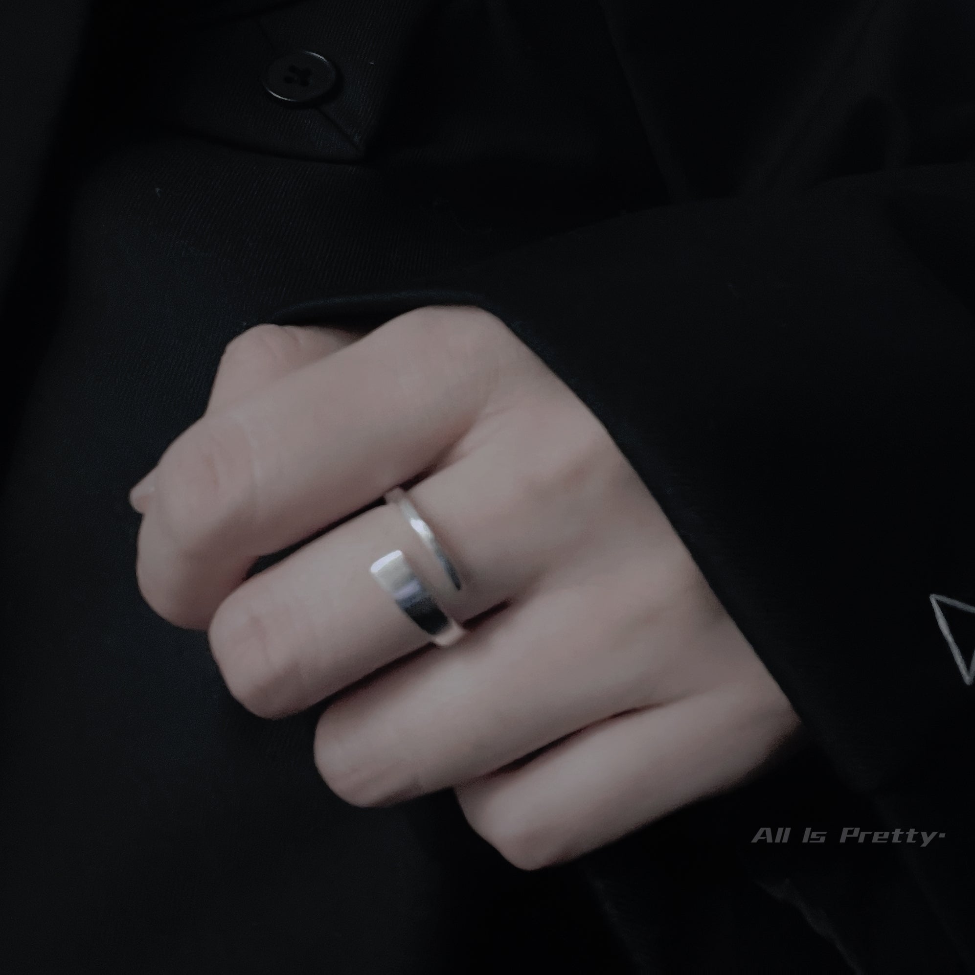 Sterling silver wrapped ring