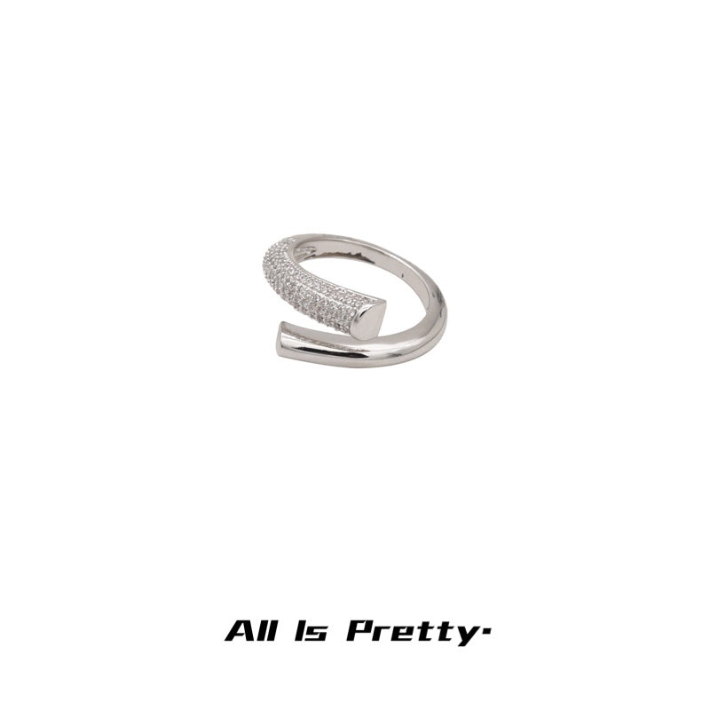Crystal shiny wrapped Ring