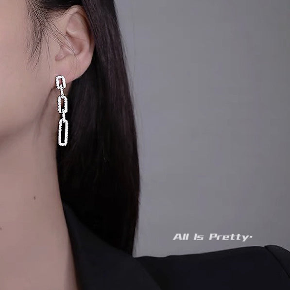 Crystal drop earrings