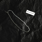 Unisex crystal chain necklace