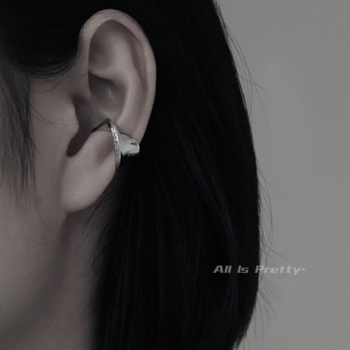 Twisted cuff earring (single)