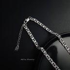 Flat Herringbone Chain Necklace