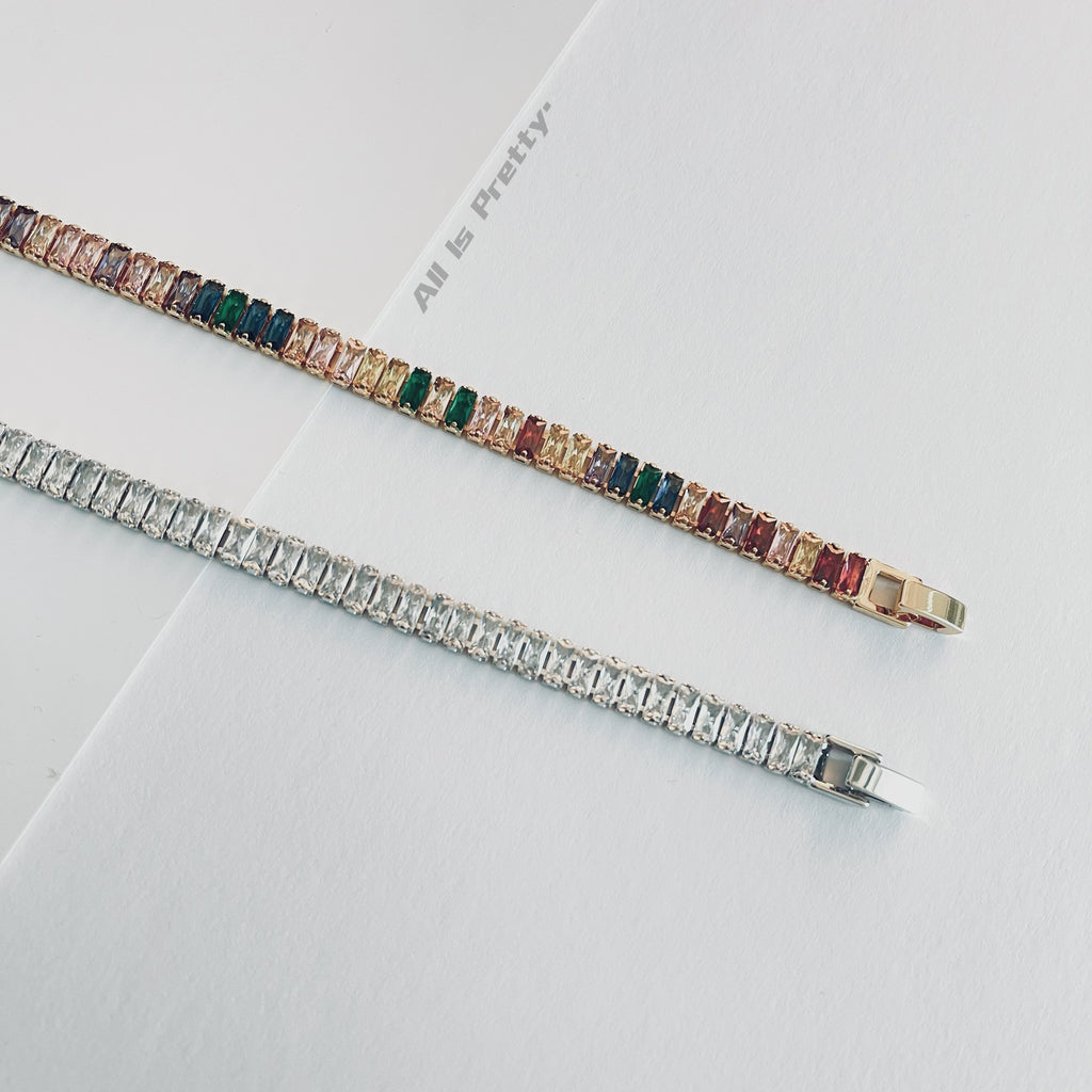 Colored Gem Bracelet