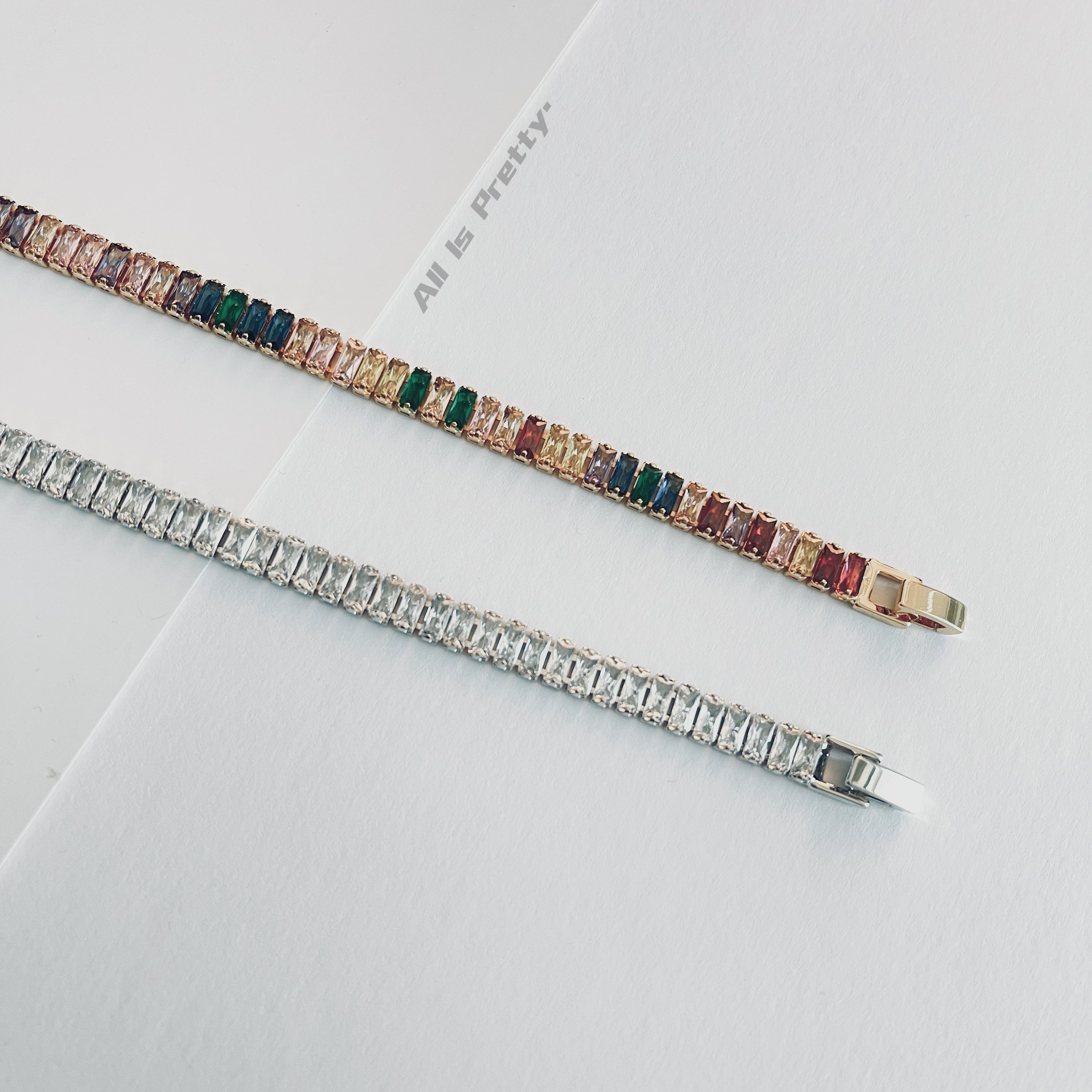 Colored Gem Bracelet