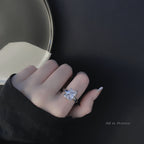 Crystal star ring