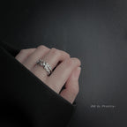 lava shape open ring