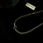 Chunky curb-link chain necklace