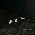 Pink diamonds studded earrings