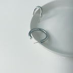 14k gold plated hoop earrings