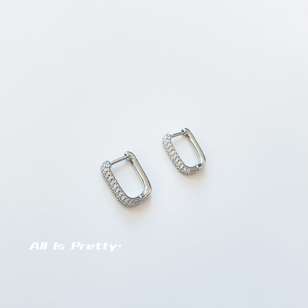 Mini U Hoop Earrings