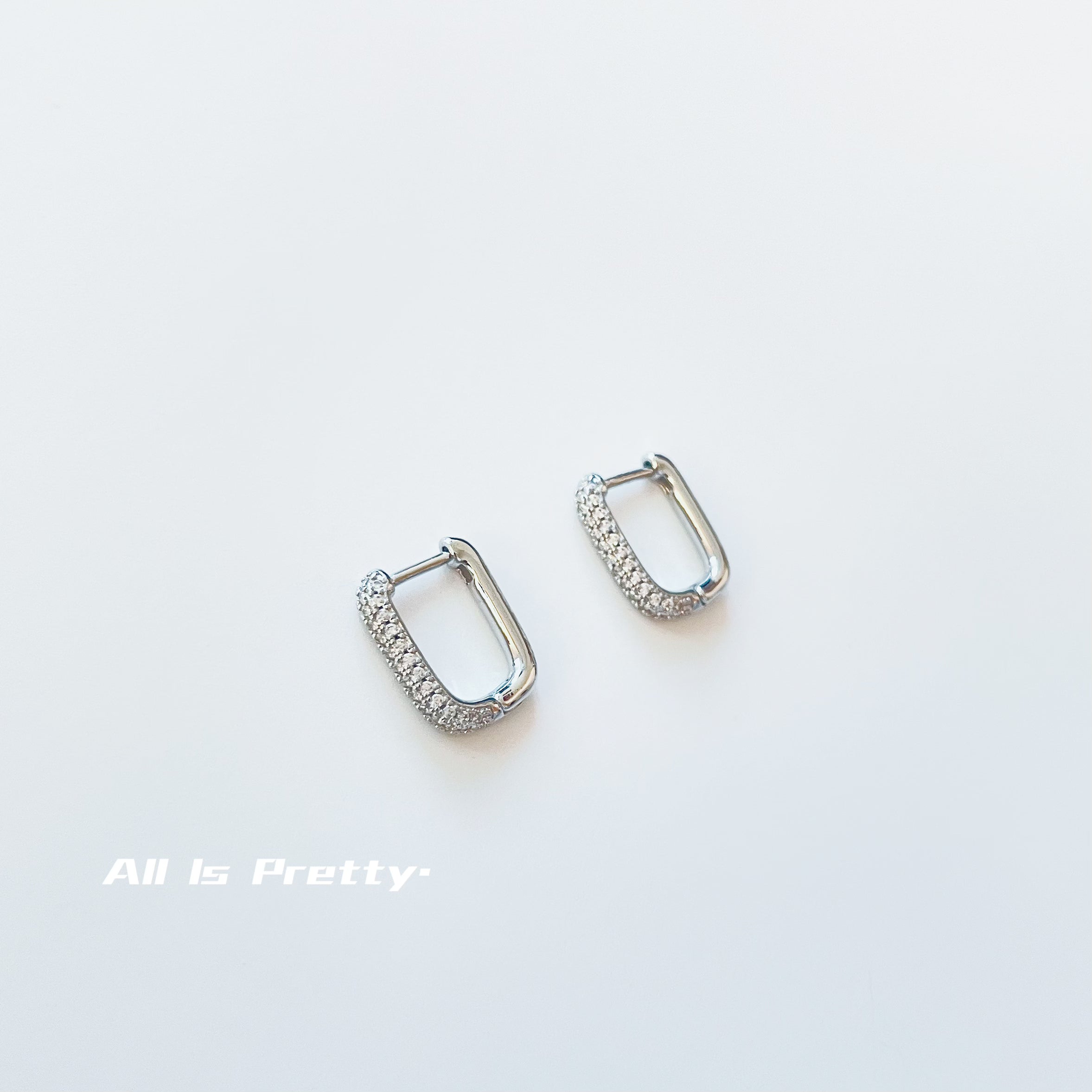 Mini U Hoop Earrings