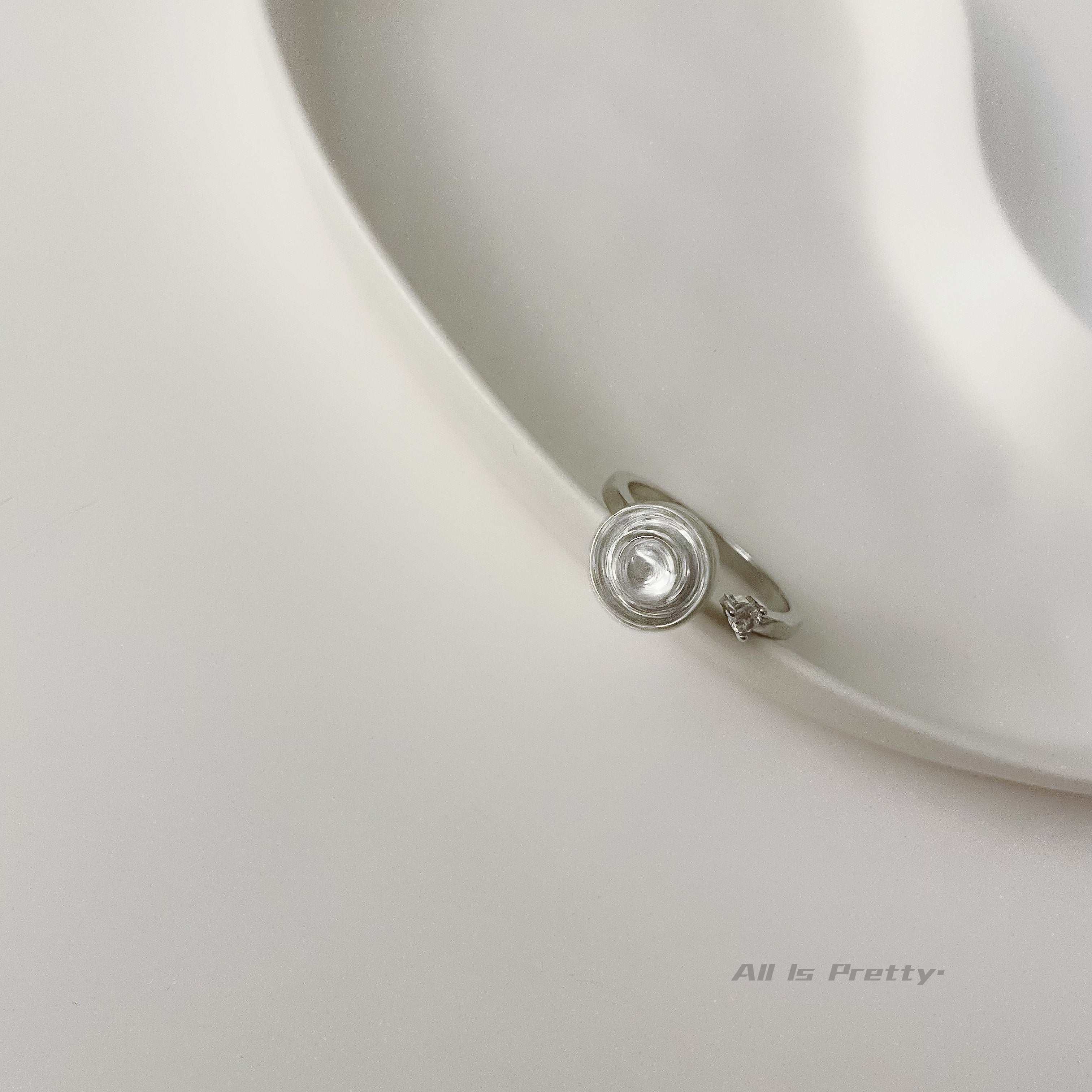 Spinner lucky wheel open ring