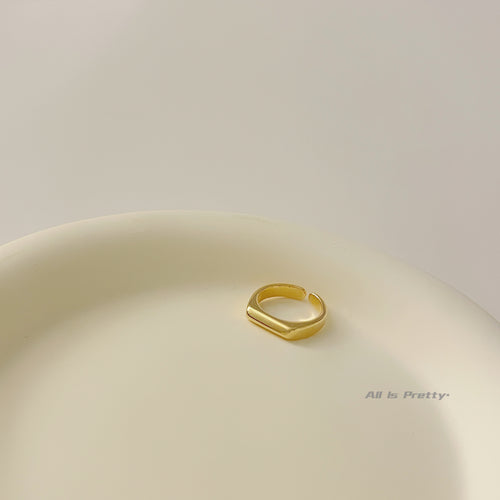 18k gold plated ring