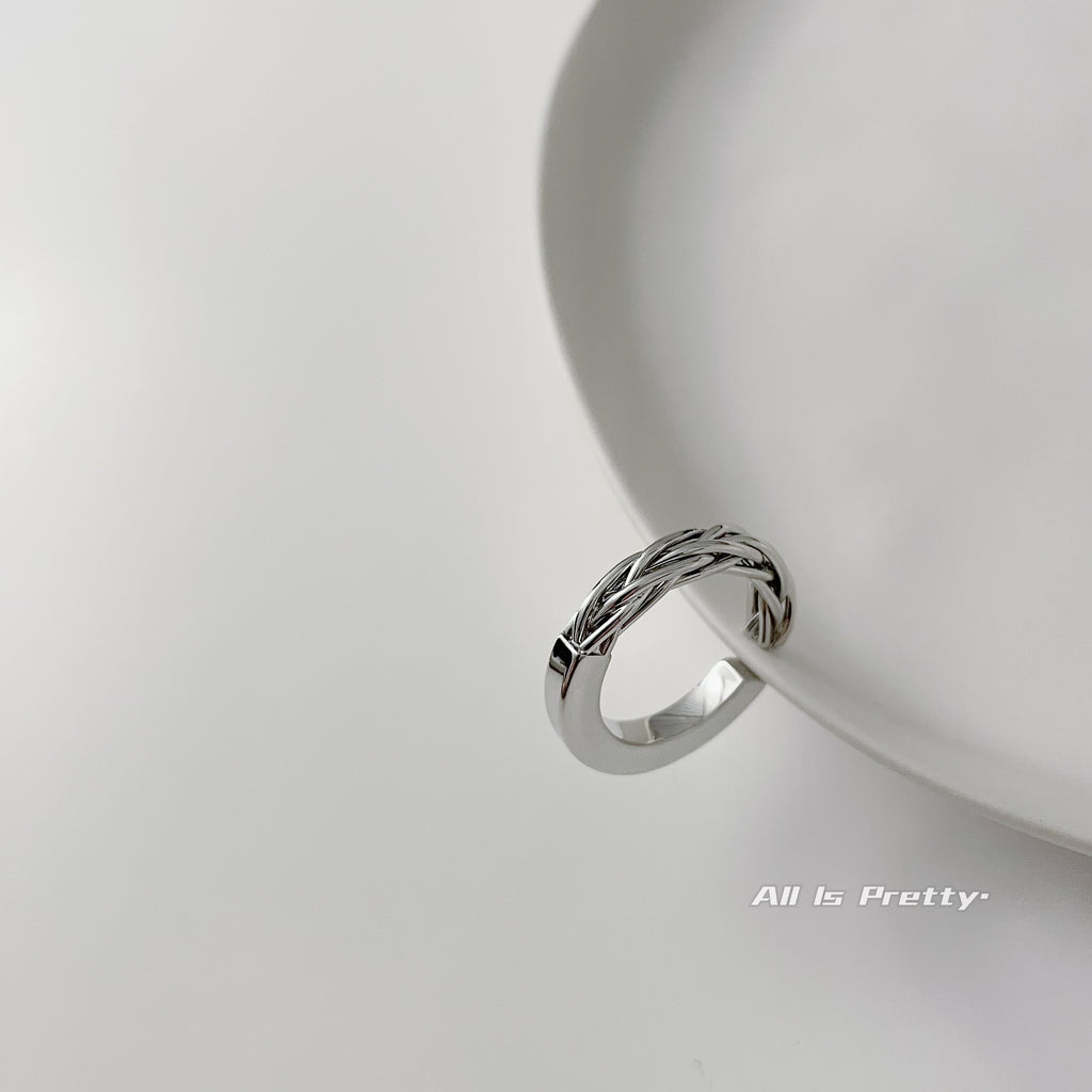 Handmade unisex open ring