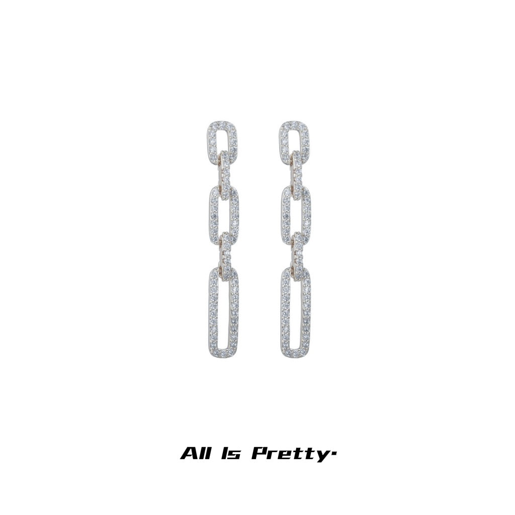 Crystal drop earrings