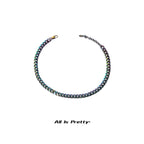 Unisex Holographic Cuban Link Necklace