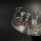 Crystal dropped earrings