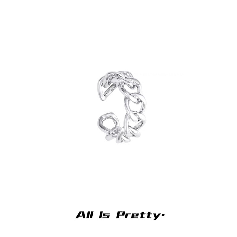 Gold plated chain ring