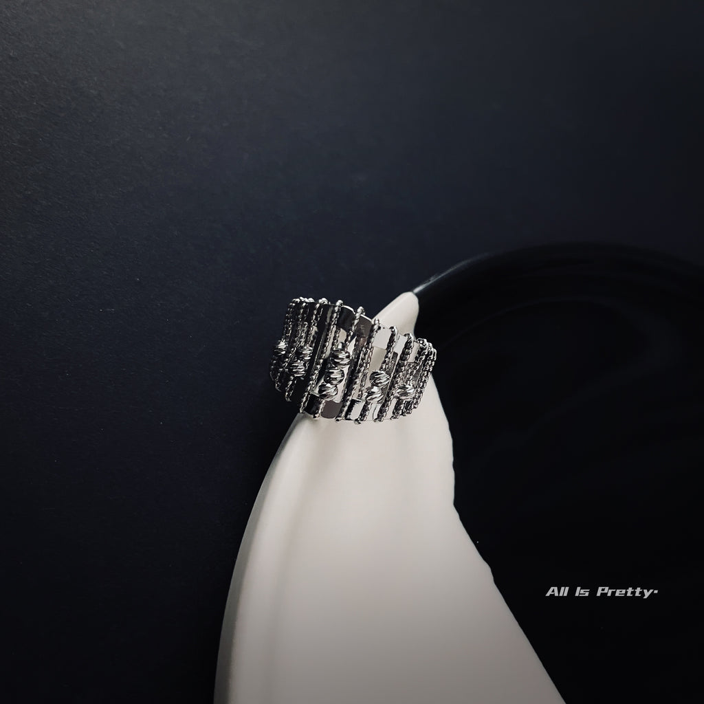 Skeleton Harp Ring