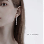 Crystal drop earrings
