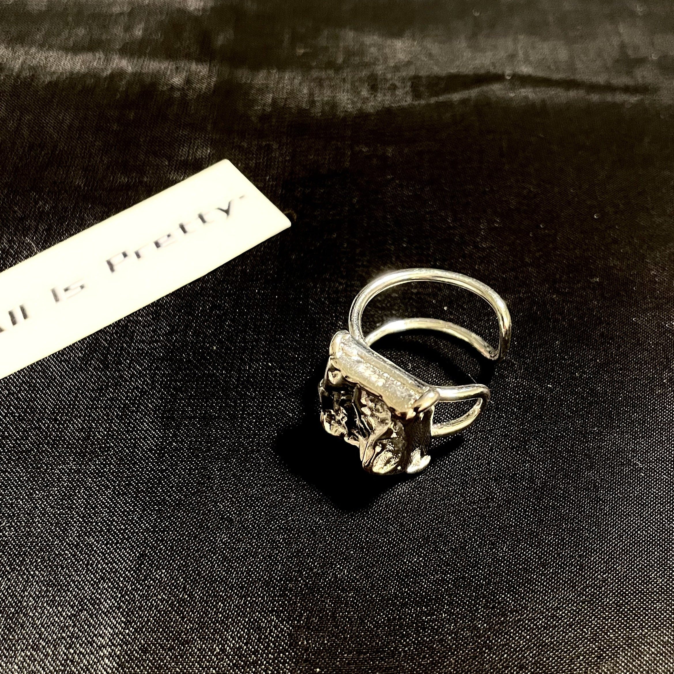 Unique silver ring