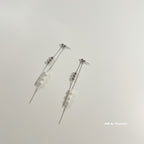 Pearls dropped earrings