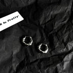 Gold plated hoop earrings