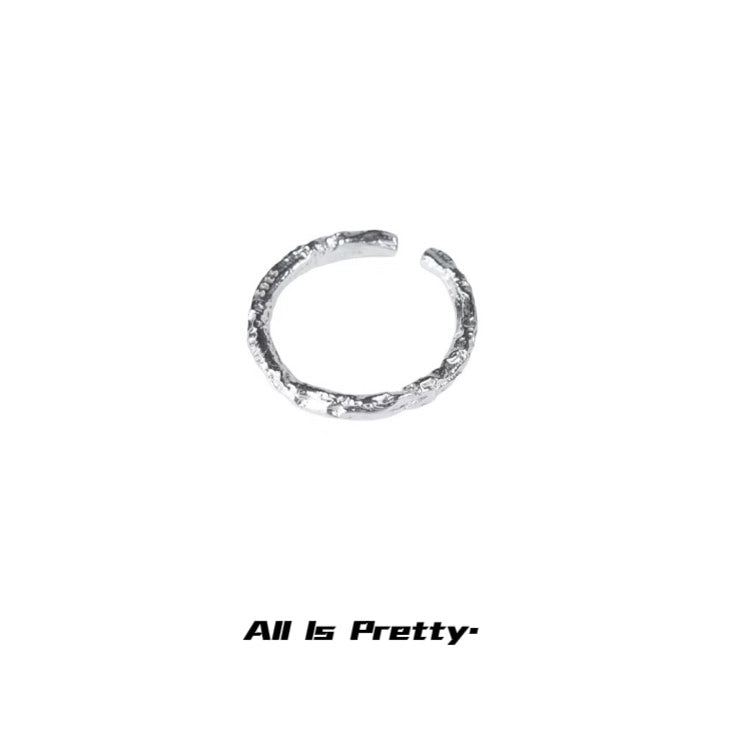 Textured Sterling Silver Ring