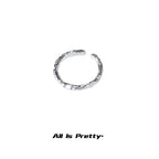 Textured Sterling Silver Ring