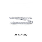 Crystal wrapped ring